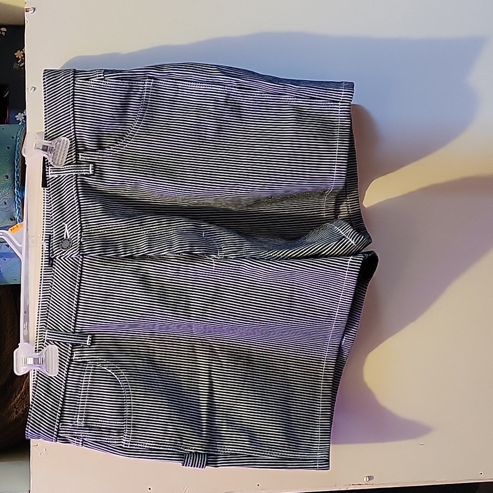 XL/34 Women's Blue Striped Dickies Carpenter Shorts